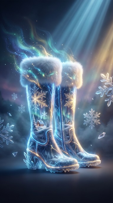 Rustic Hourglasses Download Fantasy Winter Illustration Stock Images for Free | StockCake