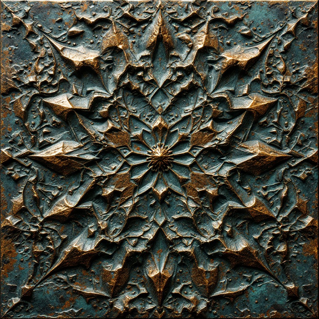 Download Ancient Metal Pattern Image - Bronze, Patina, Geometric ...