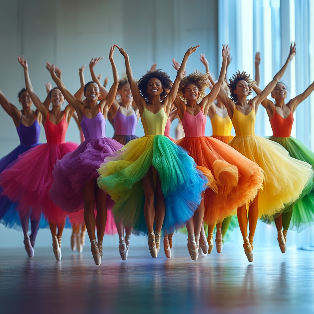 Free Colorful Ballet Leap Image - Ballet, Dancers, Colorful | Download ...