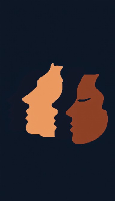 Subtle Profiles Free Layered Profile Tessellation Image - Profiles, Silhouettes ...