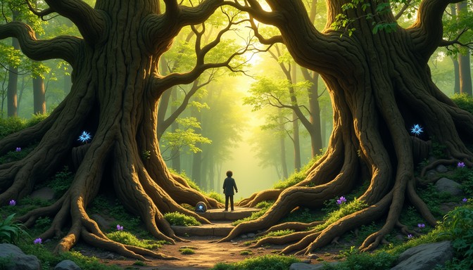 Free Enchanted Forest Gateway Image - Mystical, Forest, Archway ...