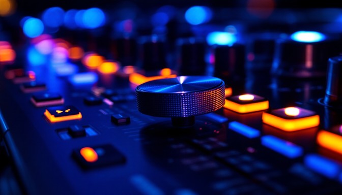 Free Blue DJ Controls Image - Dj, Mixer, Audio | Download at StockCake