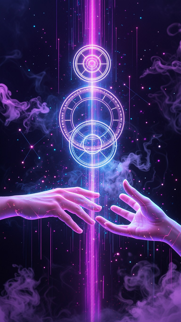 Free Neon Digital Magic Image - Cyberpunk, Neon, Magic | Download at ...