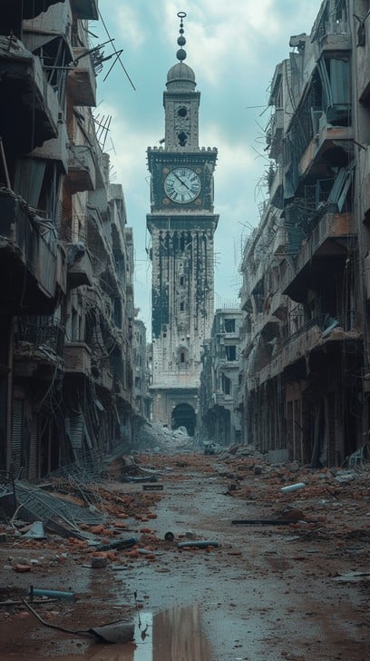 Free Clock Tower Resilience Photo Clock Tower Ruins Download At