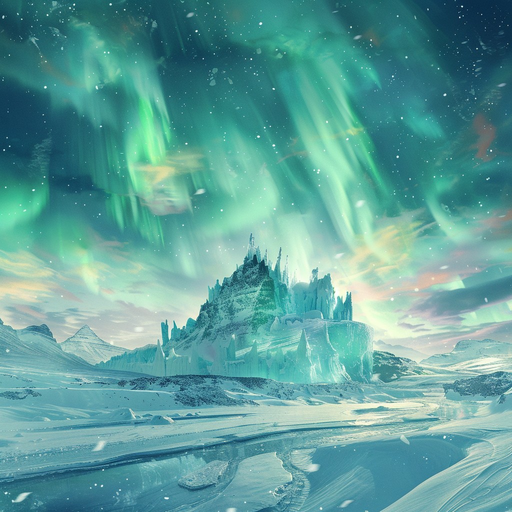 Free Enchanted Aurora Castle Image - Aurora, Castle, Snow | Download at ...
