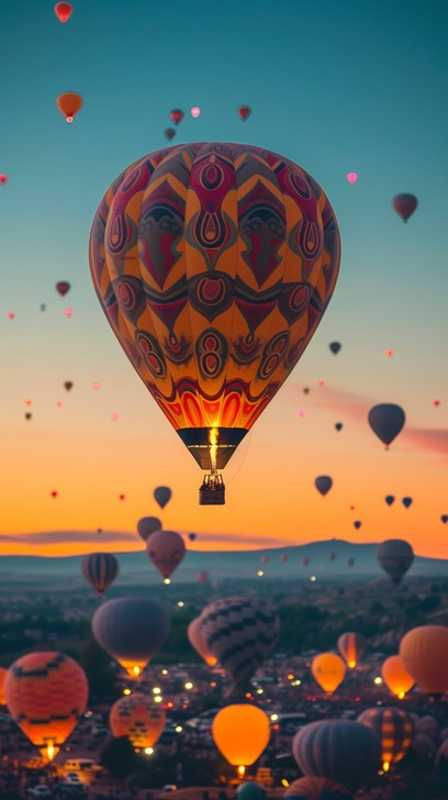Sun Rise Balloon Free Sunrise Balloon Silhouette Image - Sunrise, Balloon, Silhouette ...