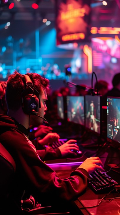Free Gamer in Action Image - Gamer, Esports, Headset | Download at ...