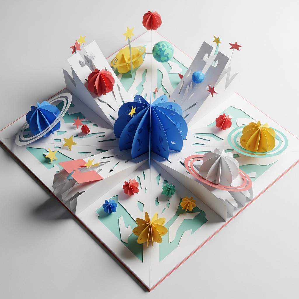 Free Paper Universe Unfolds Image - Papercraft, Popup, 3d | Download at ...