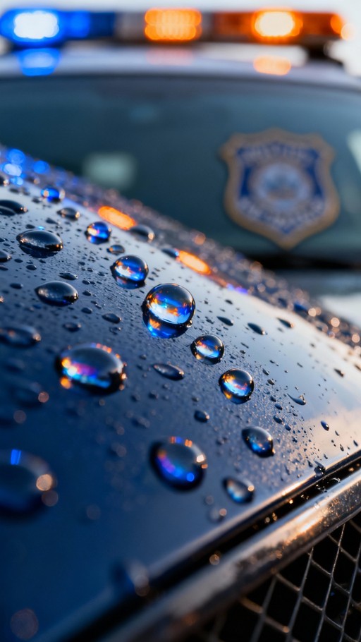 Police Water Reflection Free Droplets Reflecting Duty Image - Raindrops, Police, Macro ...