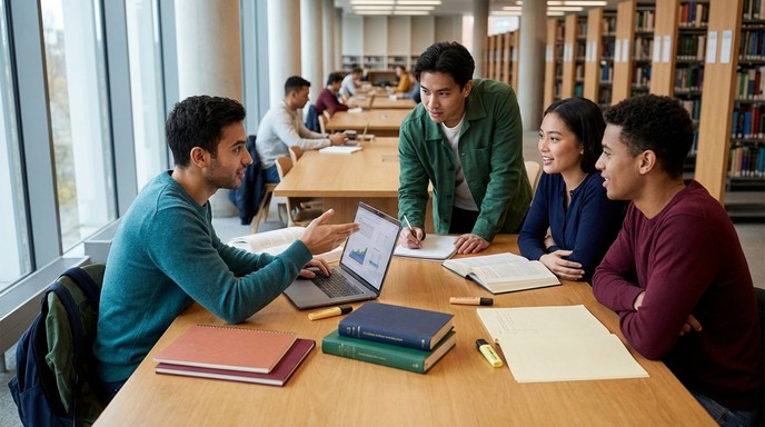 Diffiernce Student Study Free Students Studying Together Image - Students, Study, Group ...