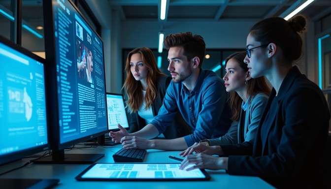 Free Tech Team Working Image - Technology, Team, Professionals ...