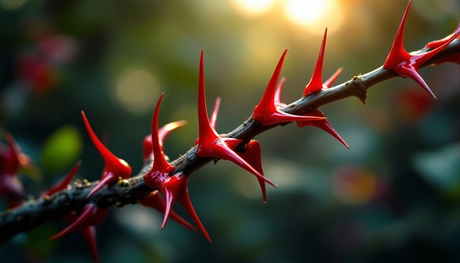 Thorn Razor Bloom Free Crimson Thorn Beauty Photo - Thorns, Spikes, Crimson | Download at ...