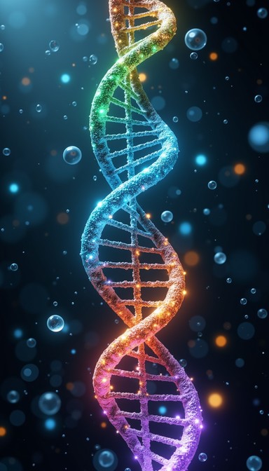 Genetic Ribbon Color Free Genetic Code Visualized Image - Dna, Helix, Genetic | Download at ...