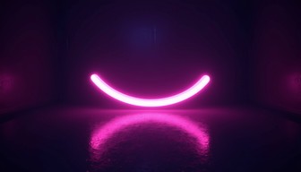 Free Neon Pixel Smile Image - Neon, Smile, Pixel | Download at StockCake