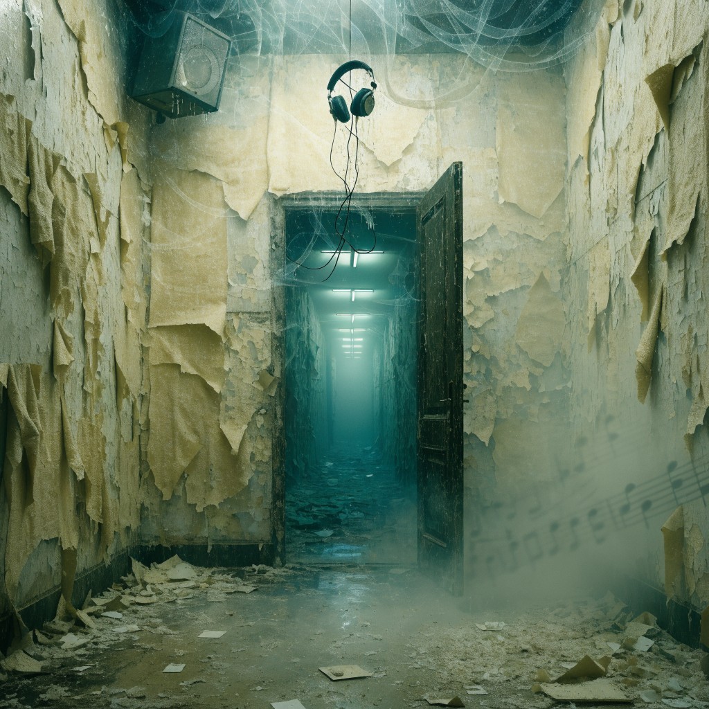Trashed Recording Studio Free Forgotten Recording Studio Image - Dreamcore, Liminal, Abandoned ...