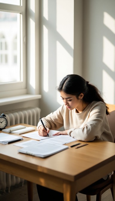 Study Hardworking Free Focused Student Working Image - Studying, Desk, Workspace ...