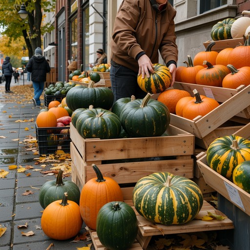 October Fall Market Free Autumn Market Morning Image - Autumn, Fall, Pumpkins | Download at ...