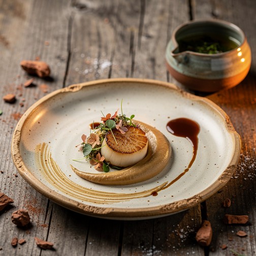 Free Artisan Culinary Excellence Image - Gourmet, Scallop, Seafood ...