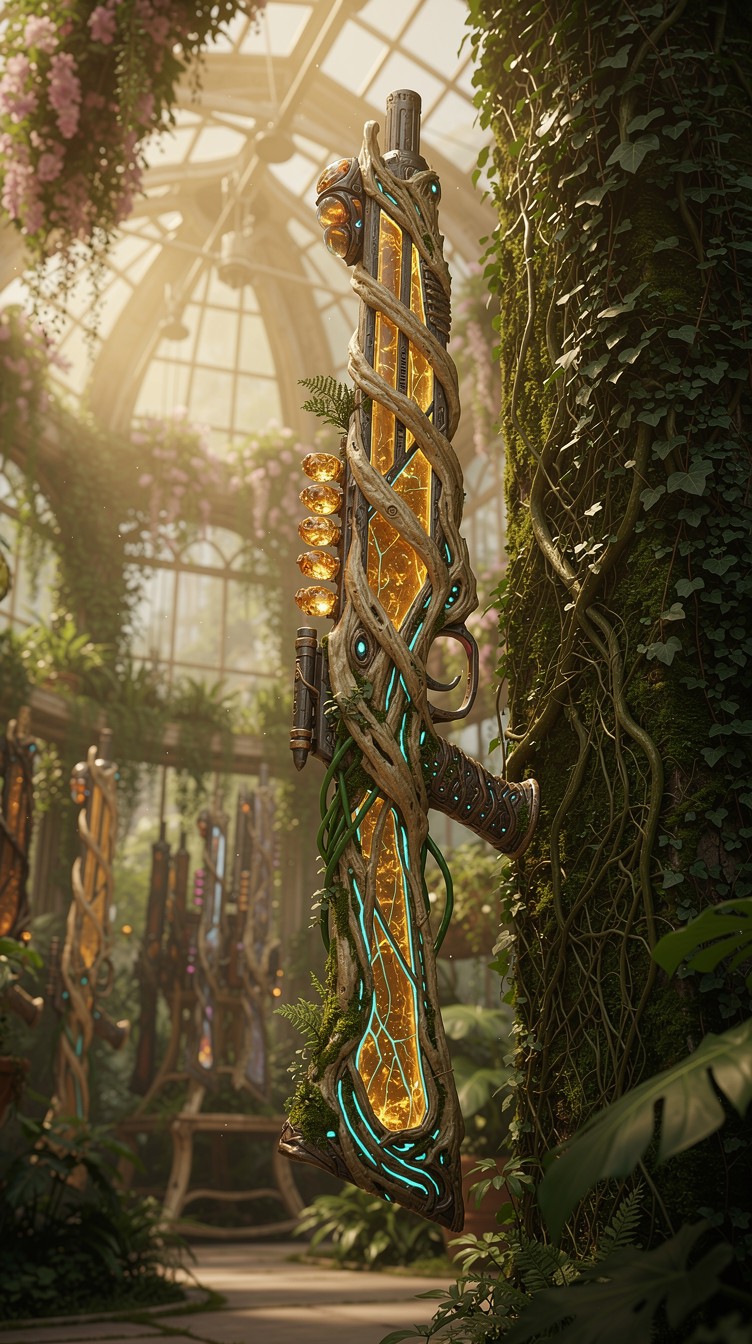 Free Living Weapon Garden Image - Solarpunk, Weapon, Rifle | Download ...