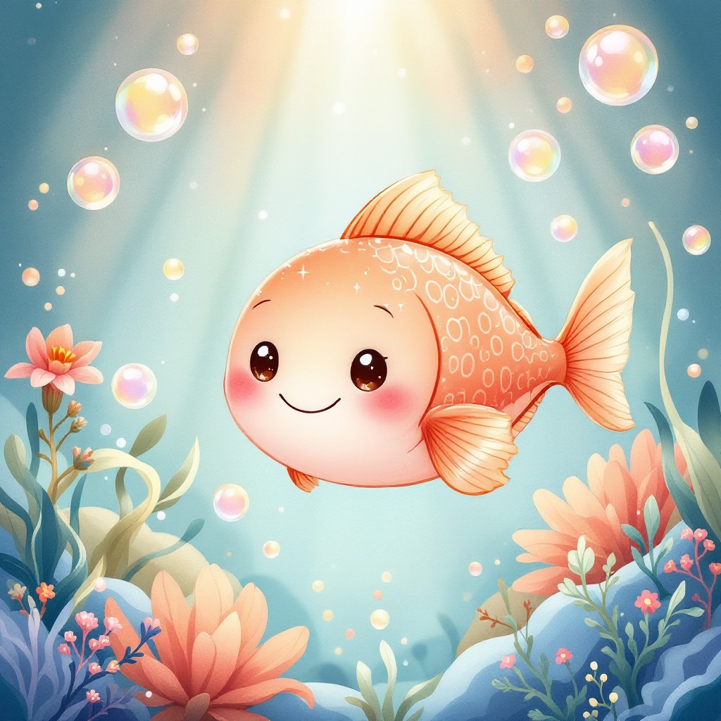 Free Happy Underwater Friend Image - Illustration, Watercolor, Fish ...