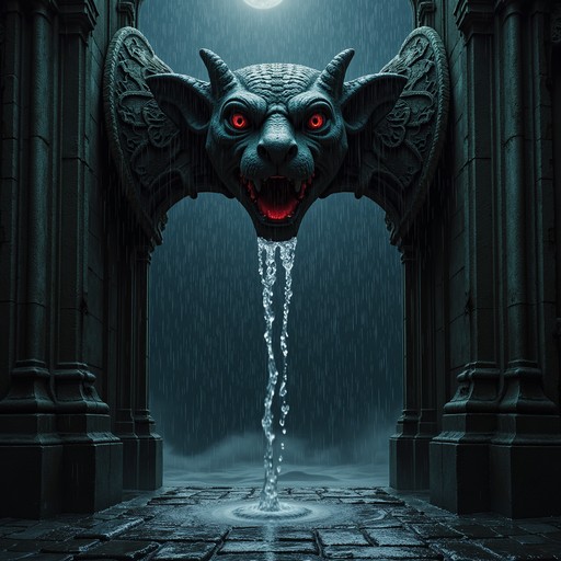Grotesque Rain Free Gothic Water Bearer Image - Gargoyle, Gothic, Rain | Download at ...