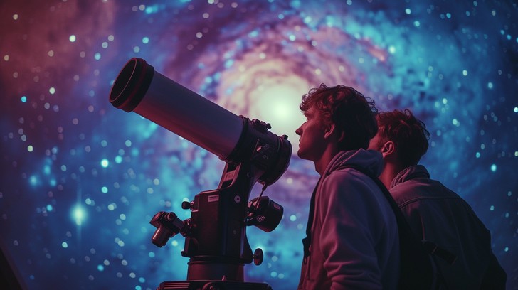 Free Starry Night Exploration Image - Stargazing, Astronomy, Telescope ...