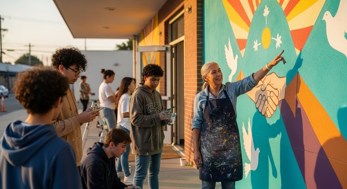 Free Community mural creation Image - Mural, Community, Art | Download ...