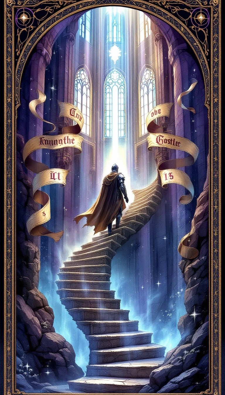 Knight Acending Free Knight Ascending Stairway Image - Gothic, Castle, Knight ...