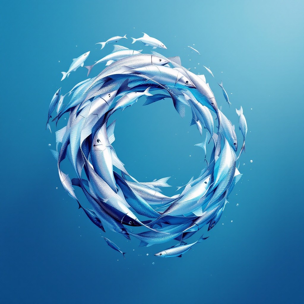Free Spiral Silver Fish Image - Minimal, Geometric, Fish | Download at ...