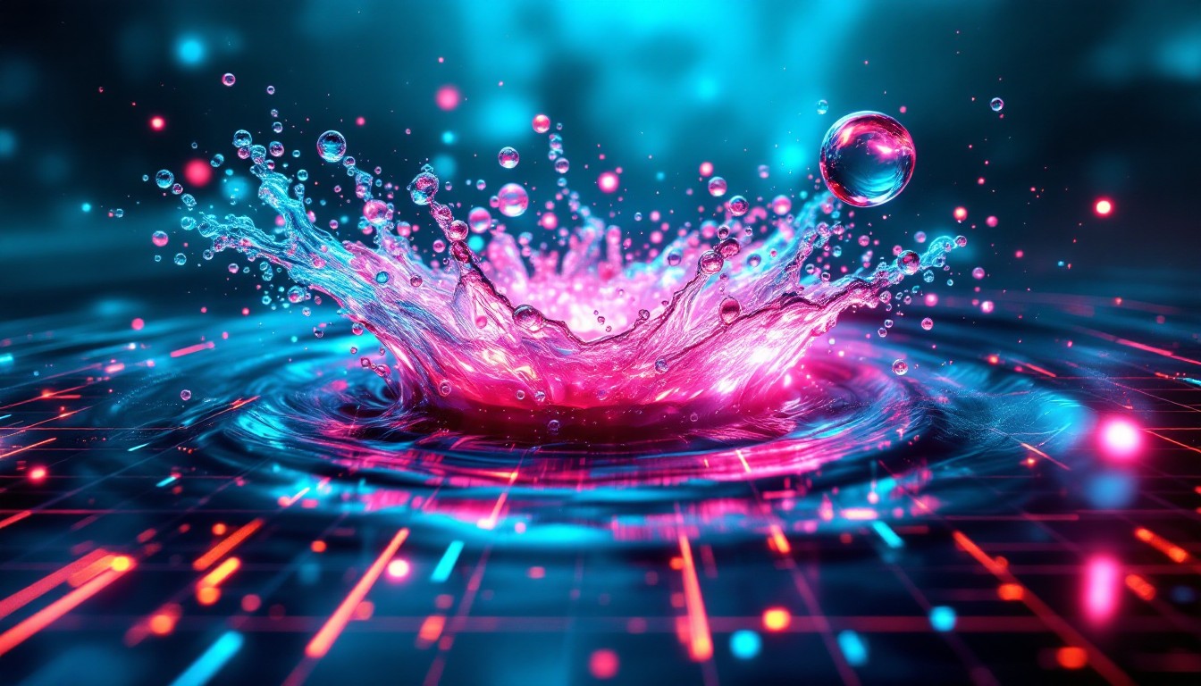 Neon Explotion Puff Free Neon Splash Explosion Image - Cyberpunk, Holographic, Neon ...