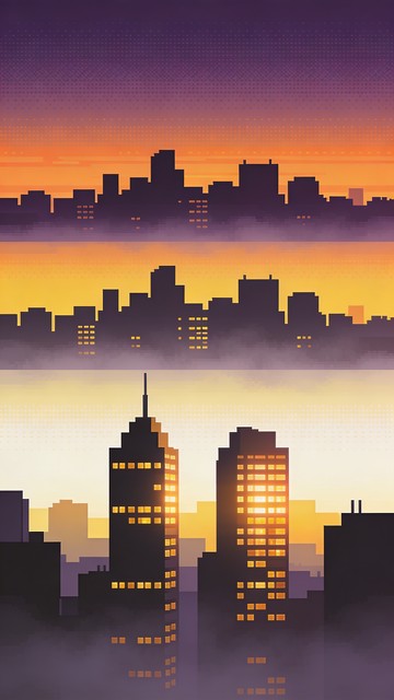 Free Pixel Time Zones Image - Pixel, Isometric, Cityscape | Download at ...