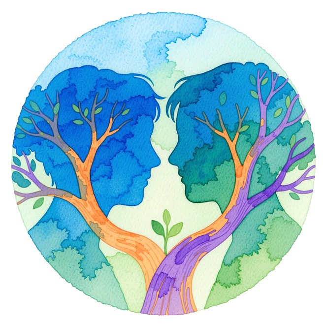 Free Intertwined Friendship Silhouettes Image | Download at StockCake