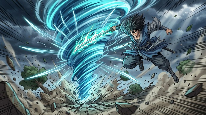Wind Strikes Free Cyclone Strike Unleashed Image - Anime, Warrior, Wind | Download ...