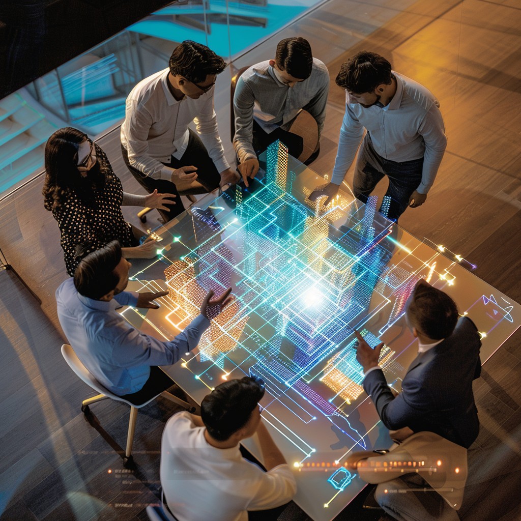 Free Futuristic Teamwork Session Image - Teamwork, Innovation ...