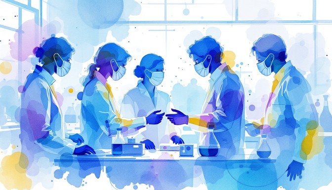 Sharing A Lab Free Modern Science Professional Image | Download at StockCake