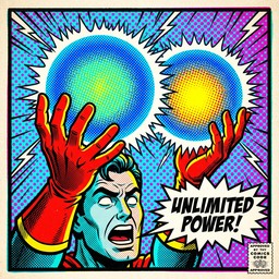 Free Unlimited Power Unleashed Image - Superhero, Comic, Popart ...