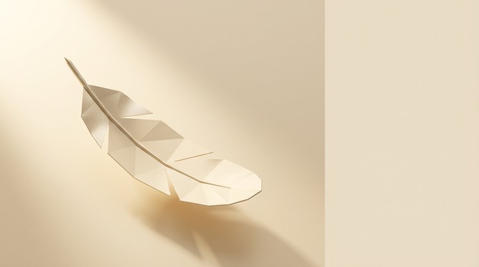 Free Elegant Feather Design Image - Feather, Minimalist, 3d | Download ...