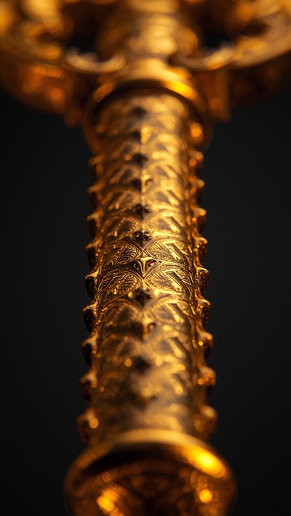 Free Golden Key Closeup Image - Gold, Key, Macro | Download at StockCake