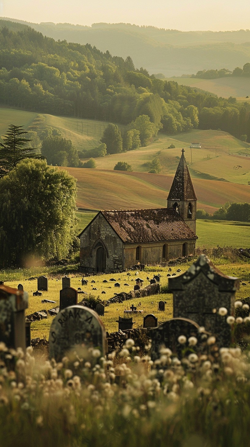 Pic Rual Church Free Serene Rural Church Image - Rural, Church, Cemetery | Download at ...