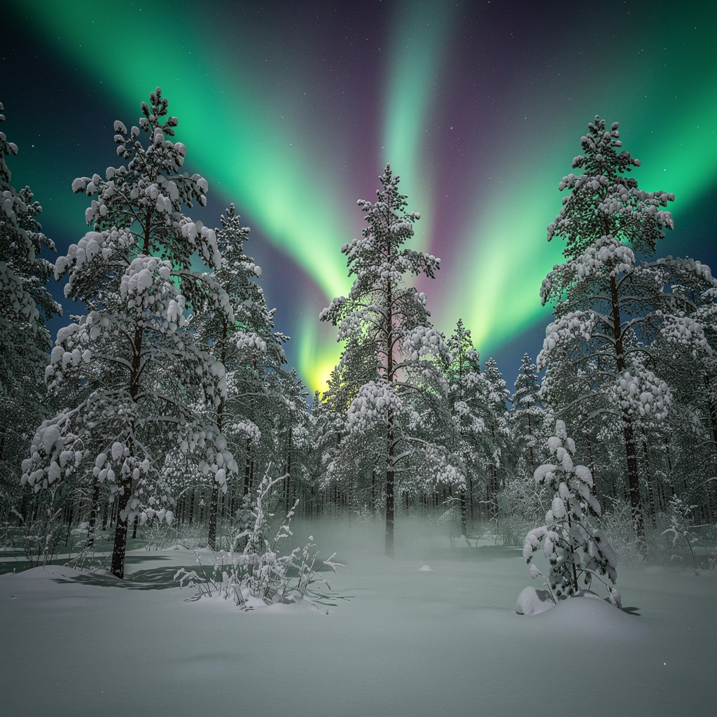 Free Aurora Winter Wonderland Image - Aurora, Winter, Snow | Download ...