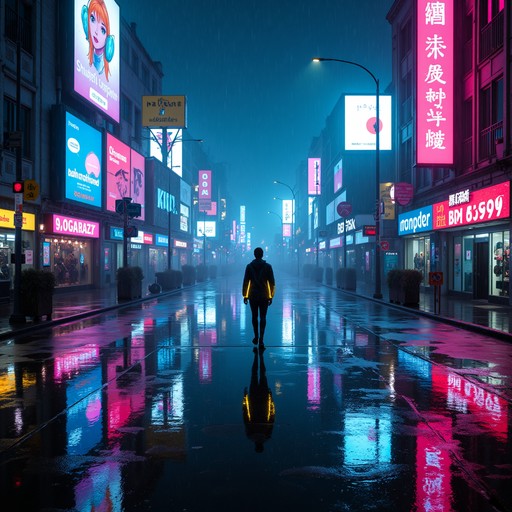 Neon Ai Works Free Neon Rain Wanderer Image - Cyberpunk, Neon, Reflection | Download ...