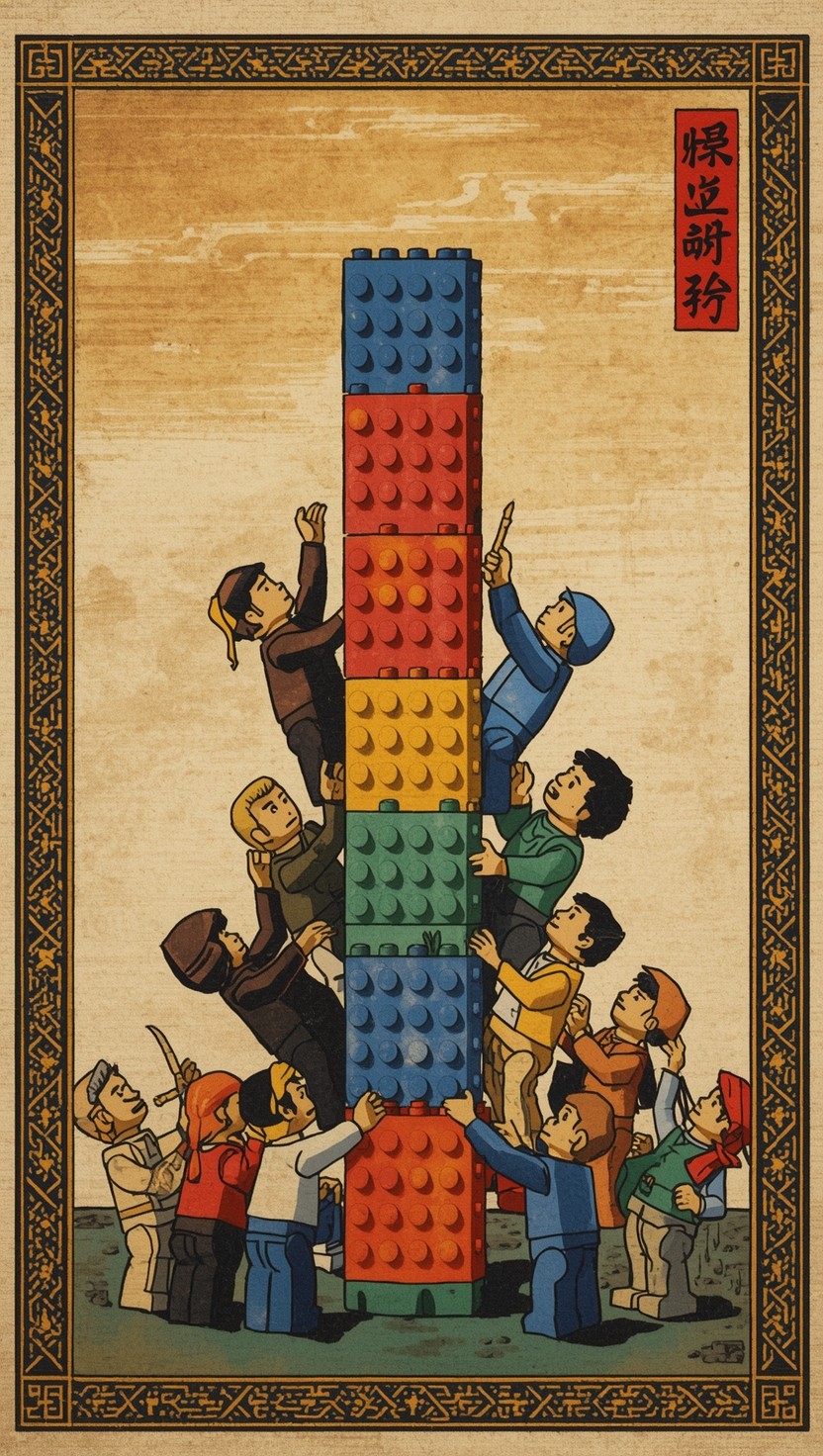 Free Building Together Upward Image - Teamwork, Collaboration, Tower ...