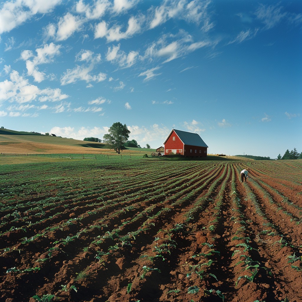 Farm Rural Free Rural Farm Scene Image - Farm, Agriculture, Rural | Download at ...