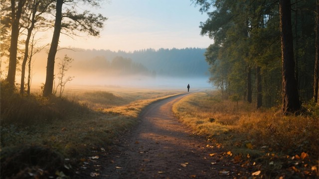Fire Path Forest Free Forest Fire Path Image - Forest, Mist, Dawn | Download at StockCake