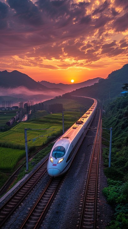 Free Speeding Bullet Train Image | Download at StockCake