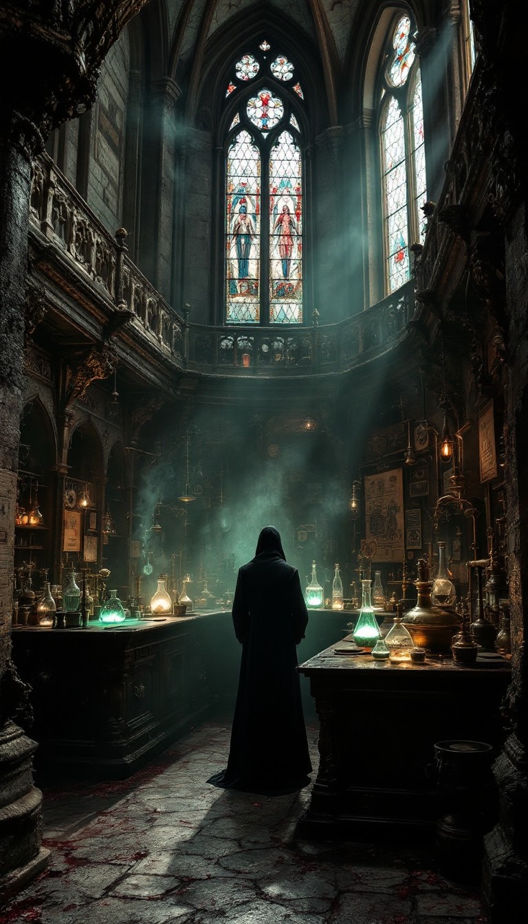Father's Hidden Lab Free Cathedral's Secret Laboratory Image - Gothic, Cathedral, Alchemy ...