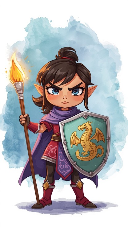 Free Brave Warrior Artist Photo - Warrior, Cartoon, Fantasy | Download ...