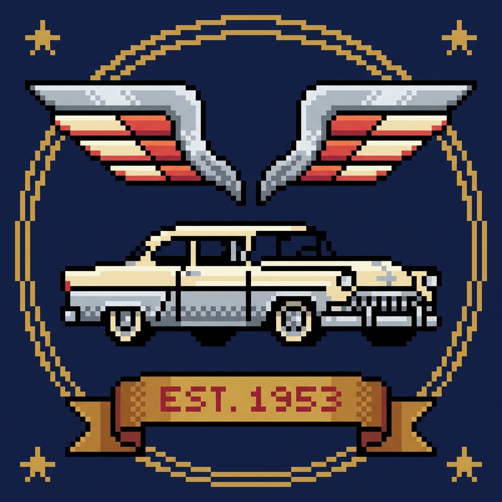 Free Vintage Chrome Wings Image - Badge, Emblem, Vintage | Download at ...