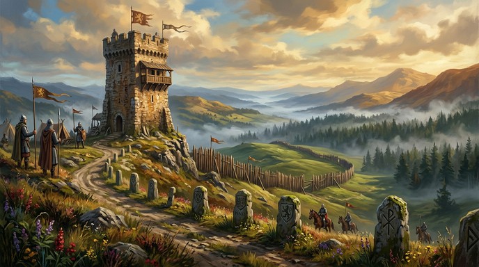 Free Medieval Border Watch Image - Medieval, Watchtower, Frontier ...