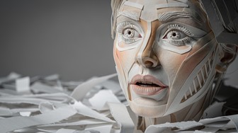 Paper Face Figure Free Paper Face Sculpture Image - Paper, Sculpture, Face | Download at ...